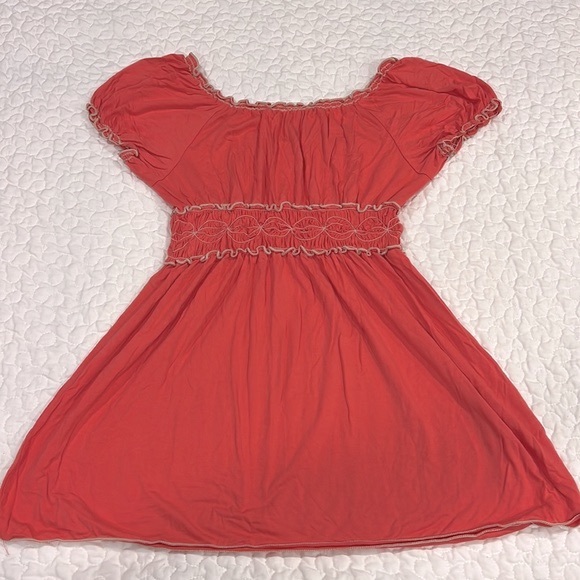 Max Studio babydoll scoop neck short sleeved top size M - Picture 6 of 6